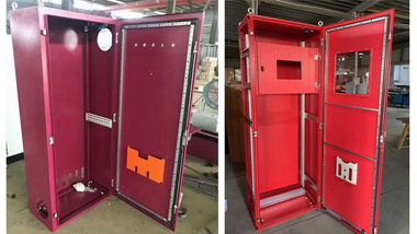 今天威柜電氣公司又一批仿威圖柜即將出廠，如此亮麗的仿威圖機柜你見過嗎？跟著威柜小編看看吧！